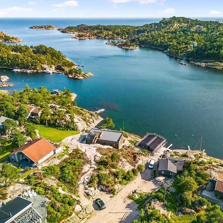 Architect-designed With Dock In Dalskilen Hébergement de vacances Mandal