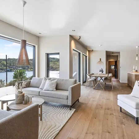 Architect-designed With Dock In Dalskilen Mandal