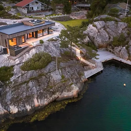 Architect-designed With Dock In Dalskilen